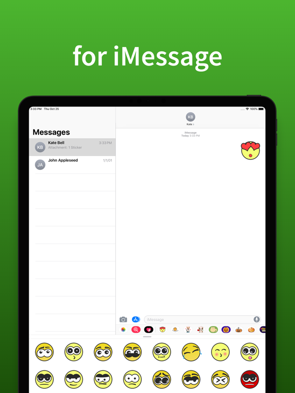 Screenshot #6 pour Emoji e stickers pour iMessage