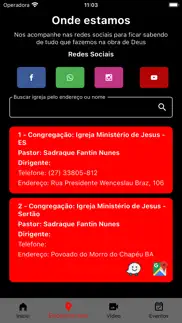 igreja ministério de jesus iphone screenshot 3