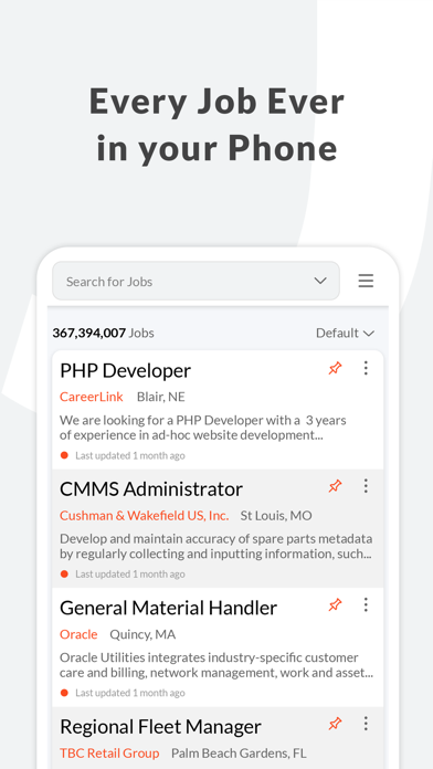 Jobsearcher - All The Jobs Screenshot