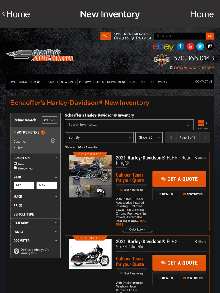 Schaeffer’s H-D and Motorsports