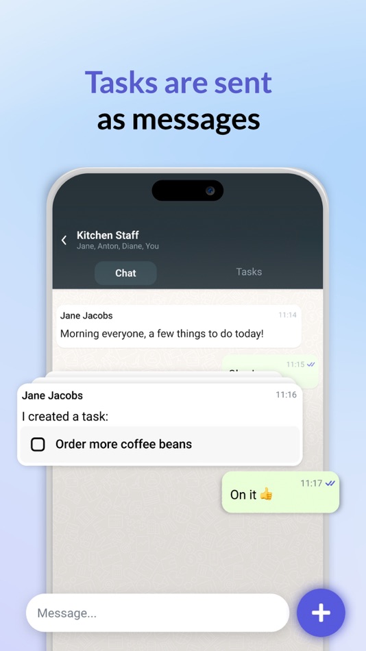 #5. Work App: Chat & Share Tasks (iOS) 由: Okay Done Limited