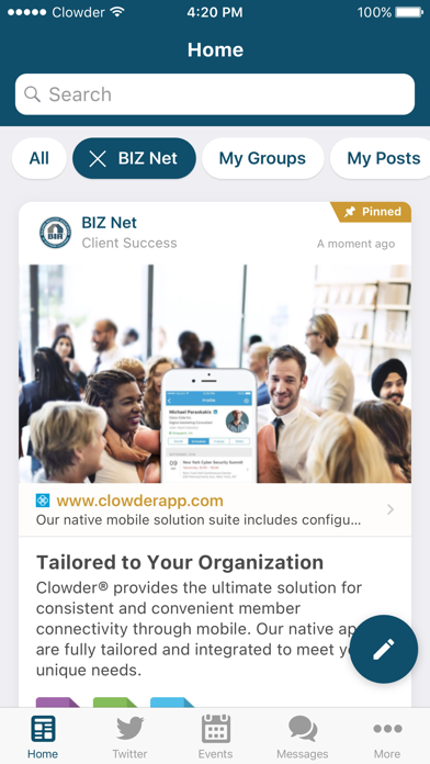 BIZ Net (Network) Screenshot