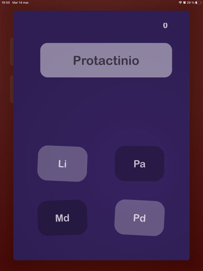 Tabla Periodica de Elementos