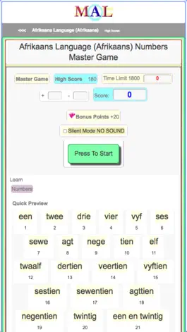 Game screenshot Afrikaans M(A)L apk