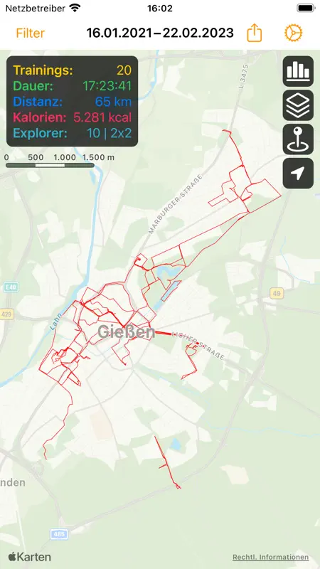 Workout Map screenshot 1 of 6