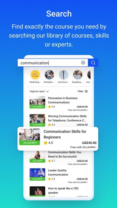 ZilLearn - Bite-sized Learning Screenshot