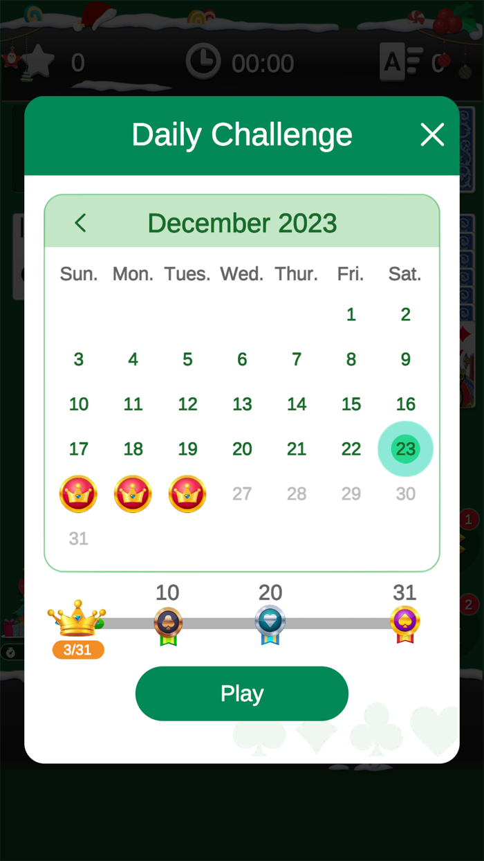 Solitaire Classic Game by Mint