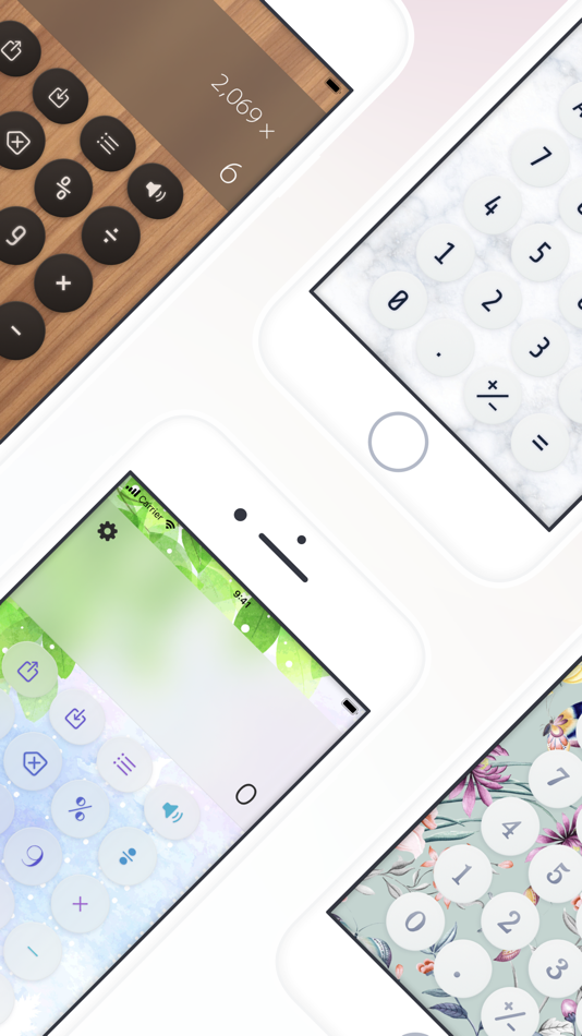 #2. StylishCalculator: Cute Themes (iOS) 由: Hikari Mano