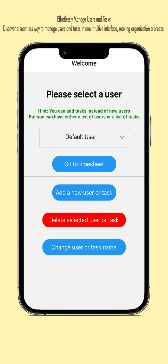 Trackr - Track your hours