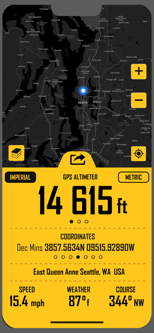 ‎Altimeter Just Altitude Screenshot