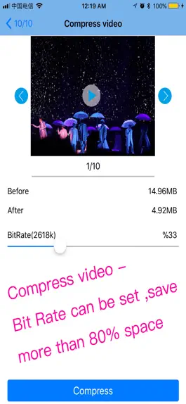 Game screenshot Compress video -compress image hack