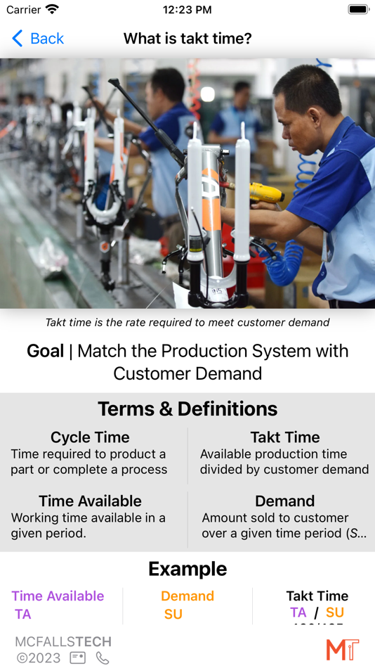 #2. Takt Time Calculator (iOS) 由: McFalls Technical Solutions, Inc.