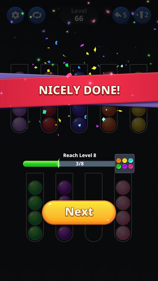 #6. Ball Sort! Color Bubble Puz (iOS) 由: Topsmart Mobile Ltd.