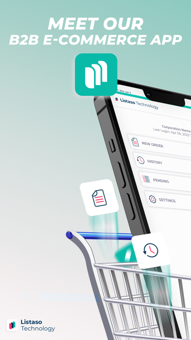 Listaso B2B Sales Screenshot