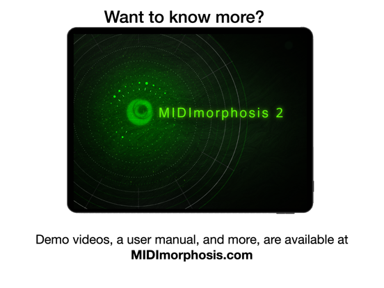 MIDImorphosis 2 Tune+Tone+Tab iPad screenshot 9 - Music app
