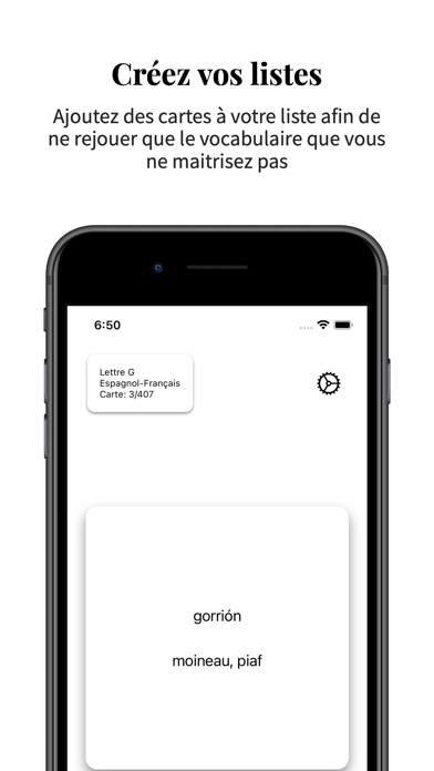Vocabulaire Espagnol-Français Screenshot