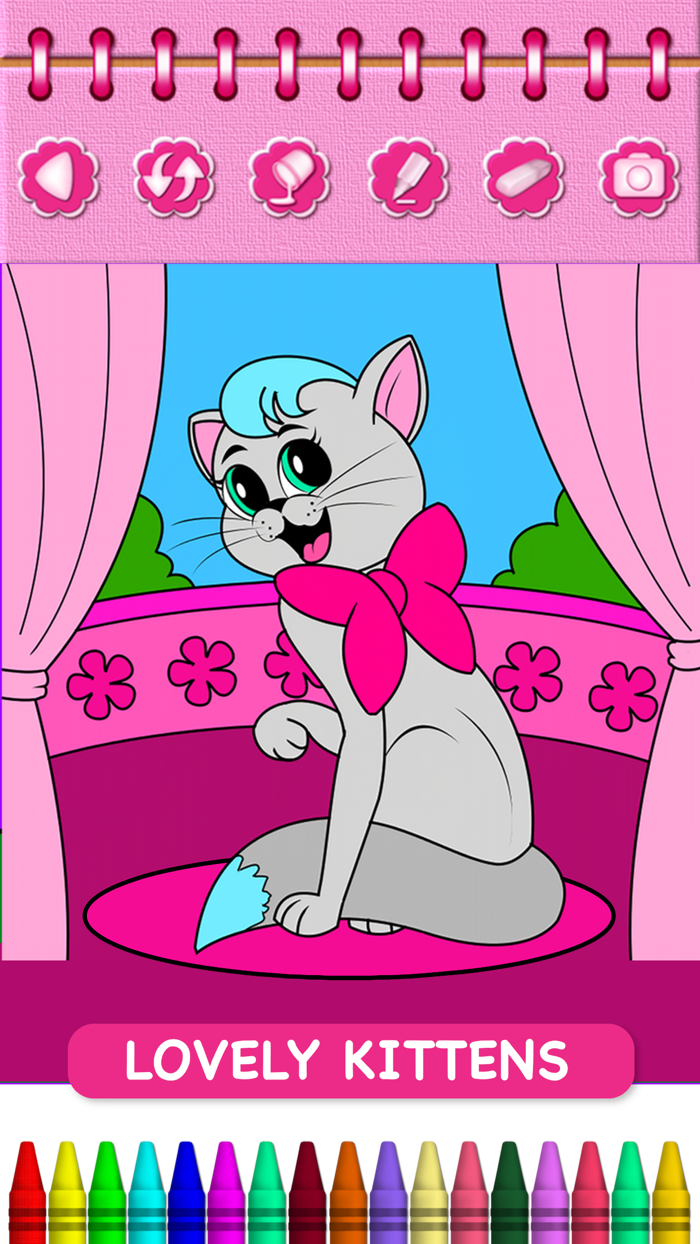 Animal Coloring Book Baby Pets