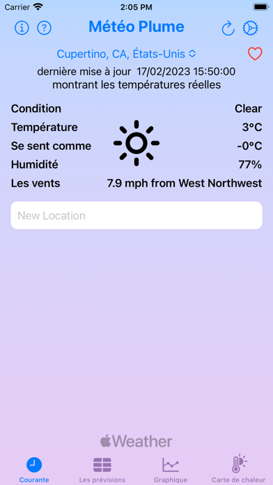 Screenshot #2 pour Feather Weather Forecasts