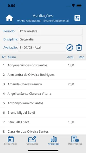 Diário de classe.online screenshot 4