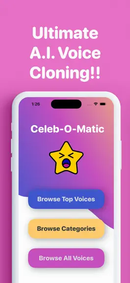 Game screenshot A.I Voice Clone: Celeb-O-Matic mod apk