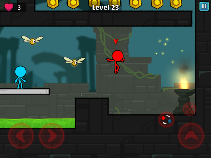 Red and Blue Stickman 2