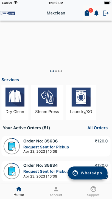 Maxclean Laundry Screenshot