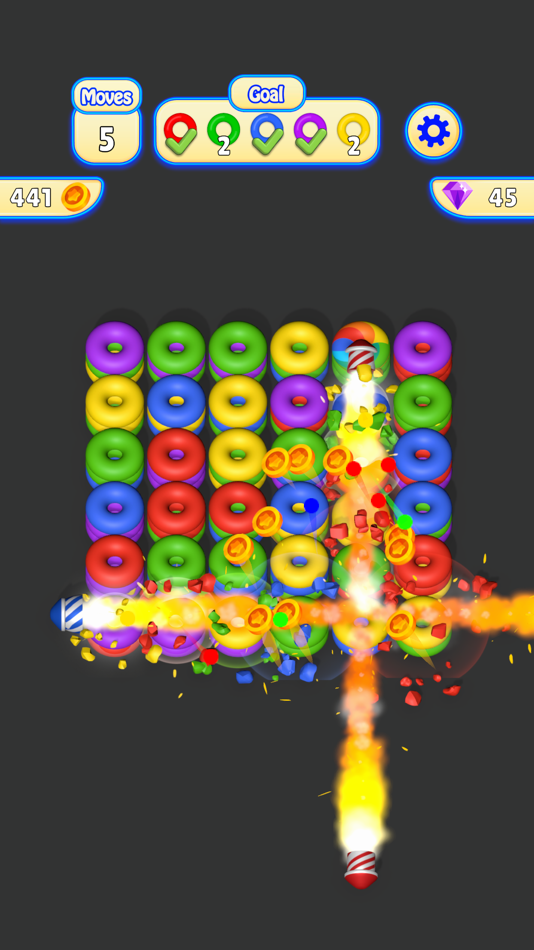 #4. Ring Toss Match (iOS) 由: Mehmet Fatih Sahin