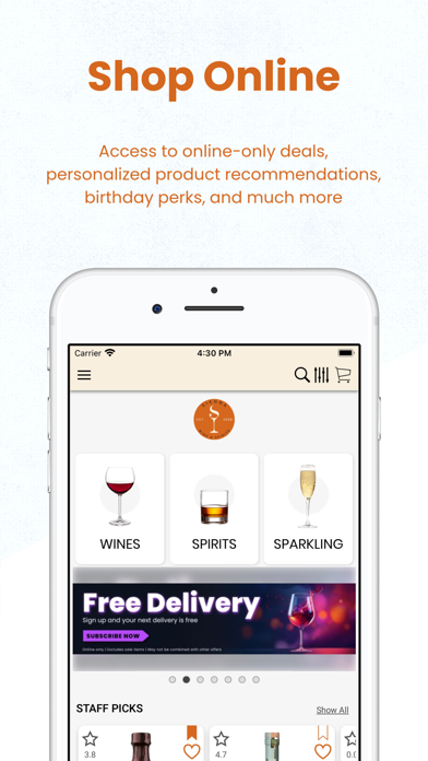 Sienna Wine & Spirits TX Screenshot