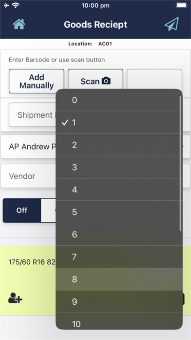 Screenshot #3 pour GRIPS Goods Inwards