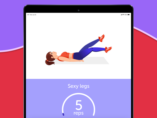 Lose Belly Fat Fitness iPad screenshot 5 - Health & Fitness app