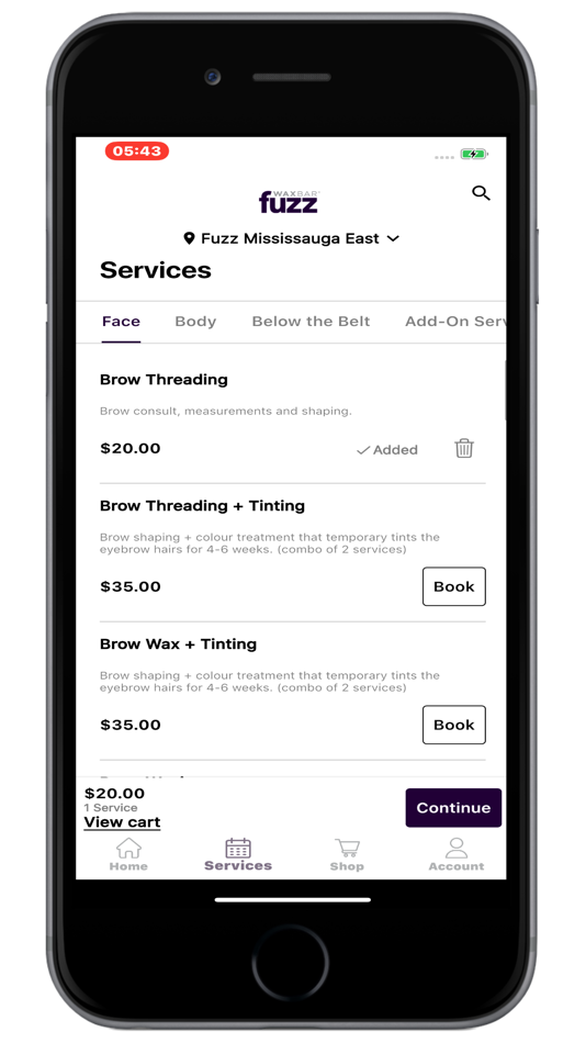 #3. Fuzz Wax Bar (iOS) โดย: Fuzz Franchising Inc.
