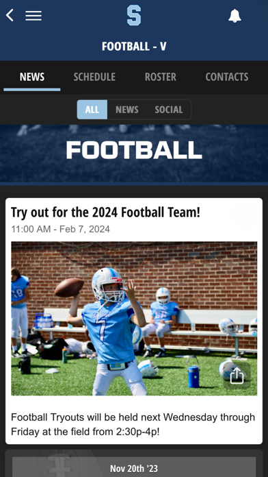 St. Paul Christian Academy iPhone screenshot 5 - Sports app