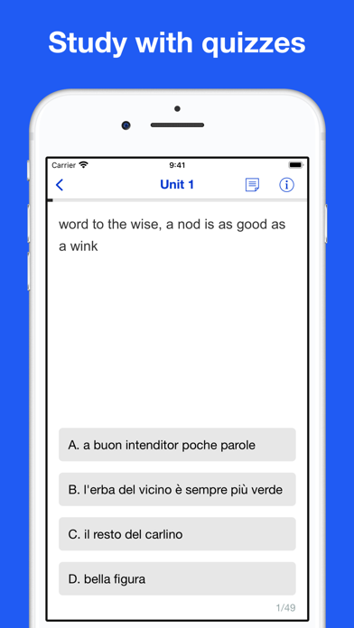 Italian Idioms and Proverbs Screenshot