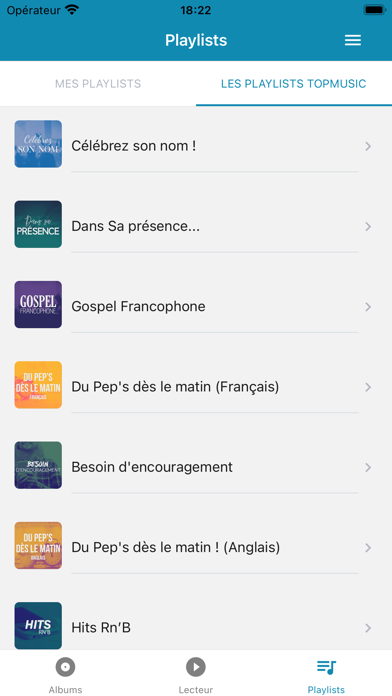 TopChrétien Musique Screenshot