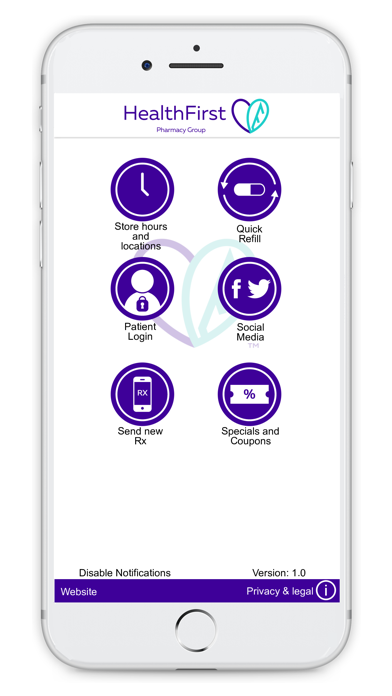 HealthFirst Pharmacy Group Screenshot