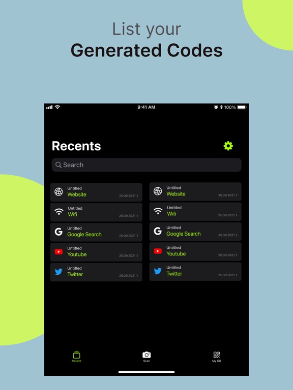QR Code Reader + Barcode Scan iPad screenshot 2 - Utilities app