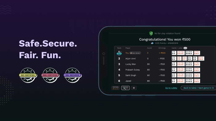 Playship - Rummy Cash Games