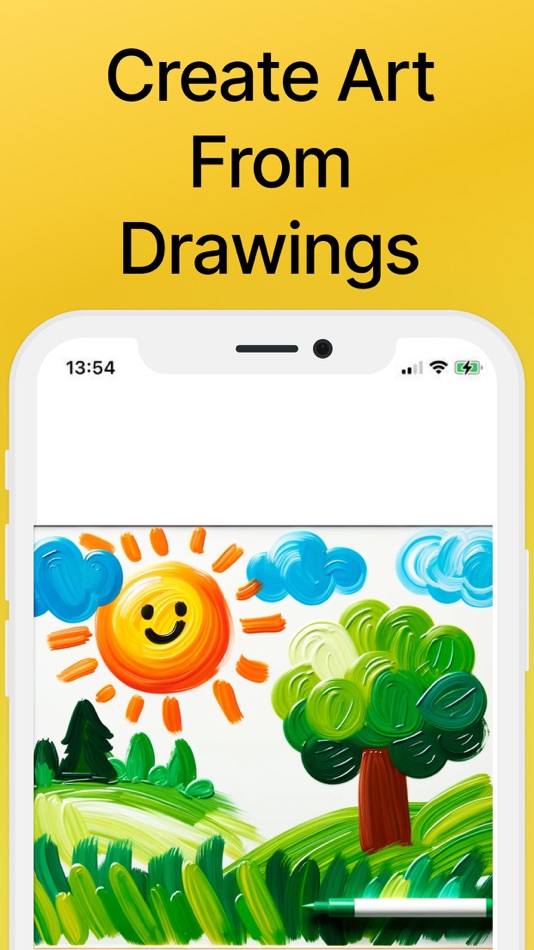 #3. AI Painting (iOS) Podle: Berkay Gurcesme