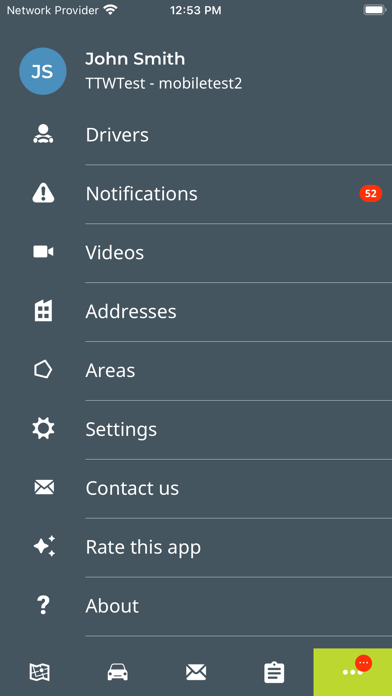 WEBFLEET Mobile Screenshot