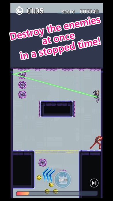 Metal Ninja Jump High! Screenshot