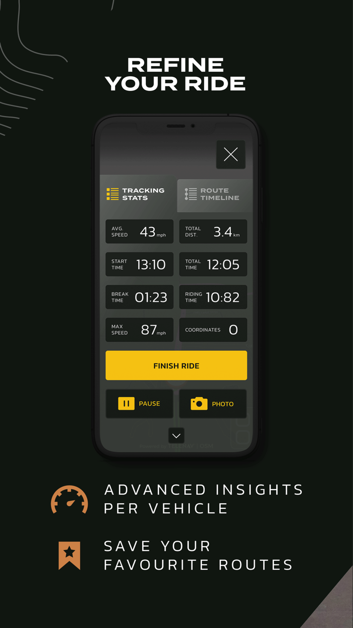 Scenic Motorcycle Navigation