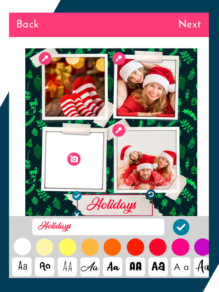 Merry Christmas Frames Editor.