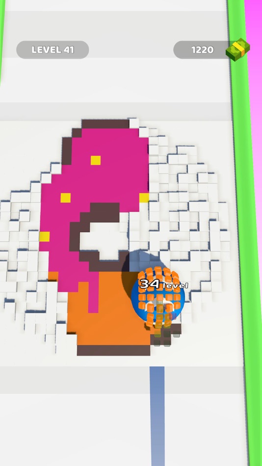 #2. Rolling Paint Runner (iOS) 由: Ozkan Yildiz