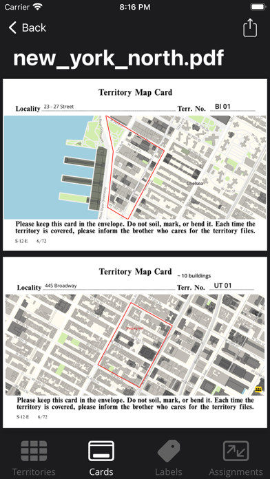 Territory Card Screenshot