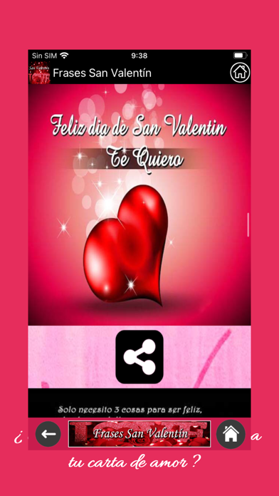 Poemas de Amor San Valentín Screenshot