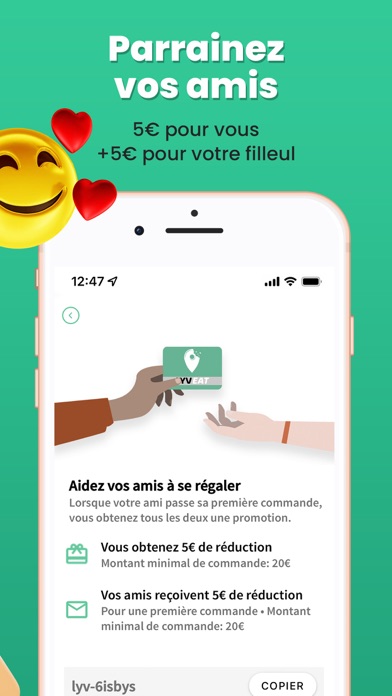 Lyveat - Livraison de repas Screenshot