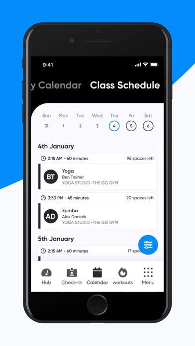 Galaxy Fitness Screenshot