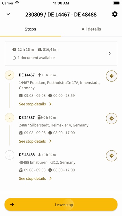 IMPARGO DriverApp screenshot-4