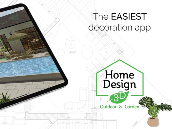 Screenshot #2 for Home Design 3D Outdoor&Garden