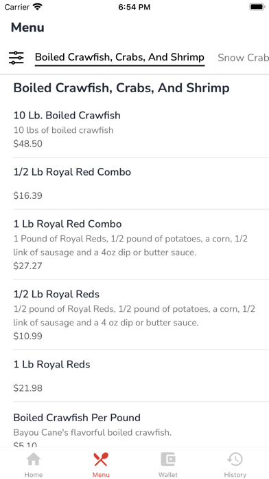 Bayou Cane Seafood Screenshot